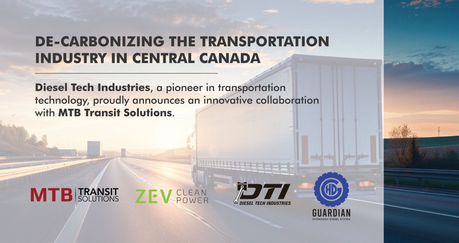 Diesel Tech Industries (DTI), a pioneer in transportation technology, proudly announces an innovative collaboration with MTB Transit Solutions (MTB)