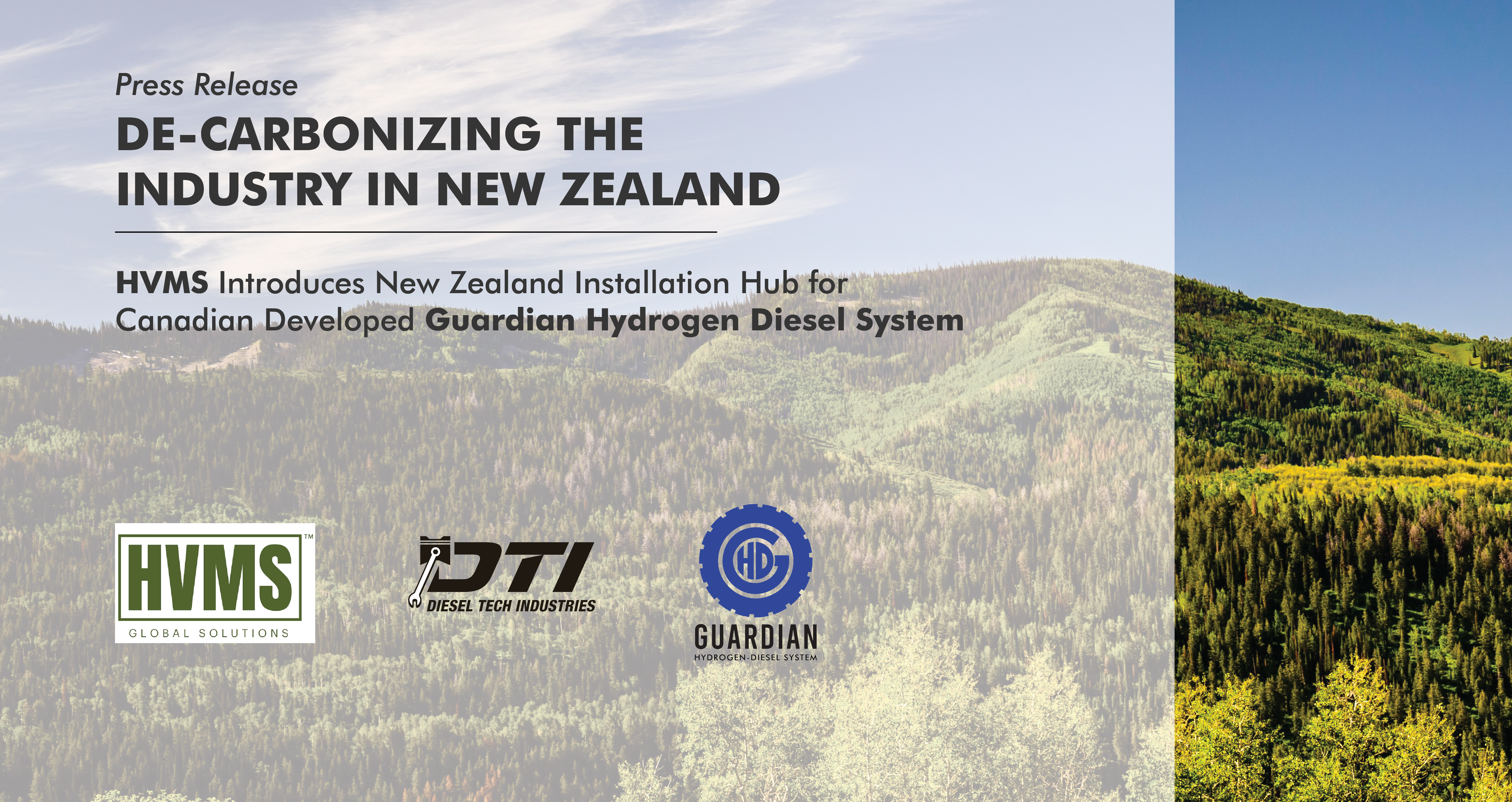 Press Release: HVMS Introduces New Zealand Installation Hub for Canadian Developed Guardian Hydrogen Diesel System